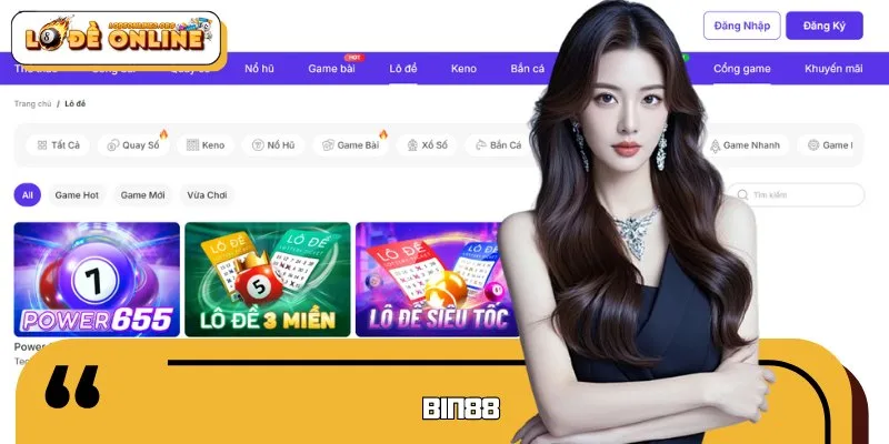 Nhà cái BIN88 cung cấp sảnh lô đề trực tuyến chuyên nghiệp