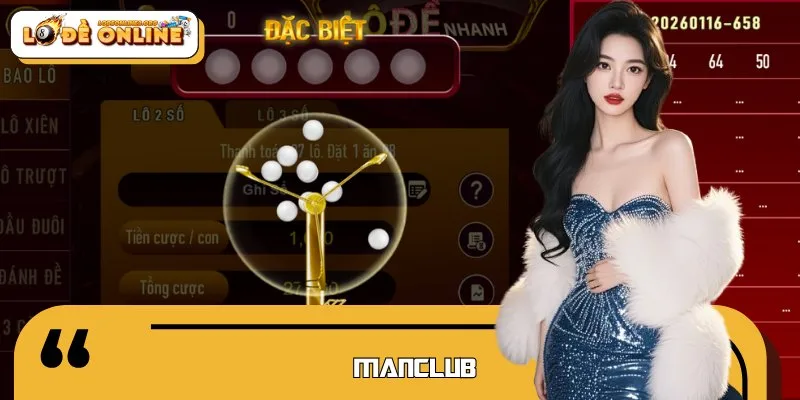 Cổng game MANCLUB thiết kế sảnh lô đề vô cùng ấn tượng